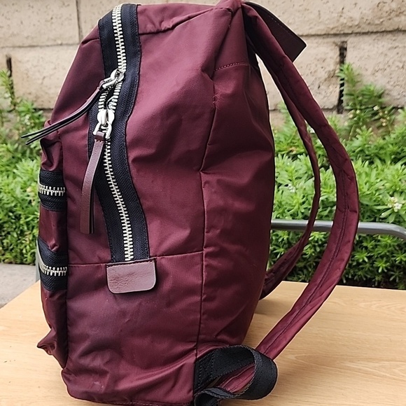 Marc Jacob’s Nylon Biker Backpack Burgundy main image 6